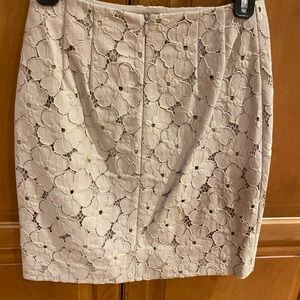 Beautiful lace skirt in tan